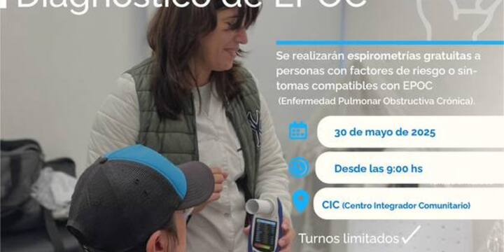 Imagen de General Lagos se suma a la Semana de Prevención y Diagnóstico de la EPOC con controles gratuitos