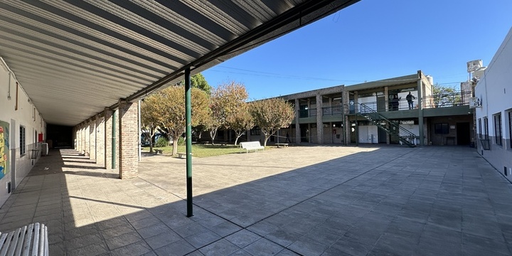 Imagen de La escuela Santa María Goretti, avanza en obras e infraestructura nueva