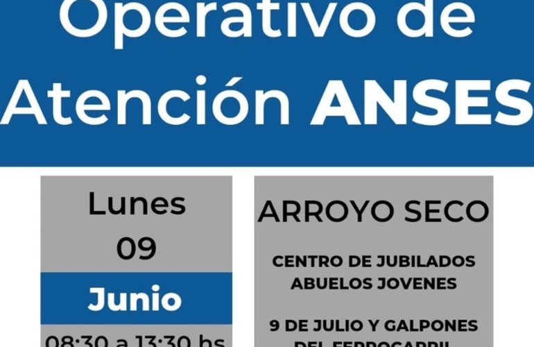 Imagen de Operativo de Atención de ANSES en Arroyo Seco