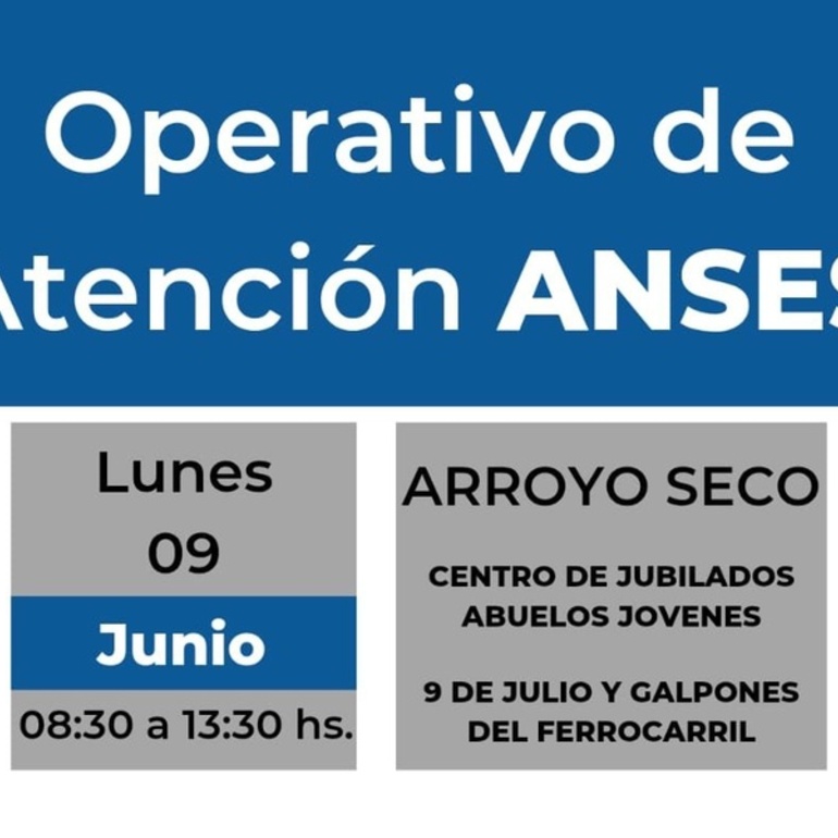 Imagen de Operativo de Atención de ANSES en Arroyo Seco