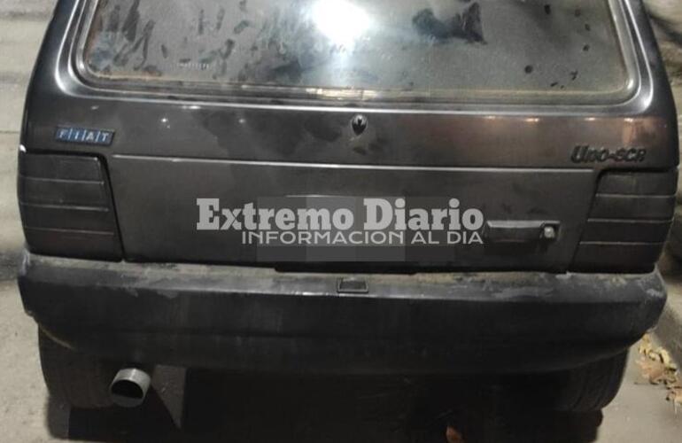 El auto resultó secuestrado como parte del procedimiento.