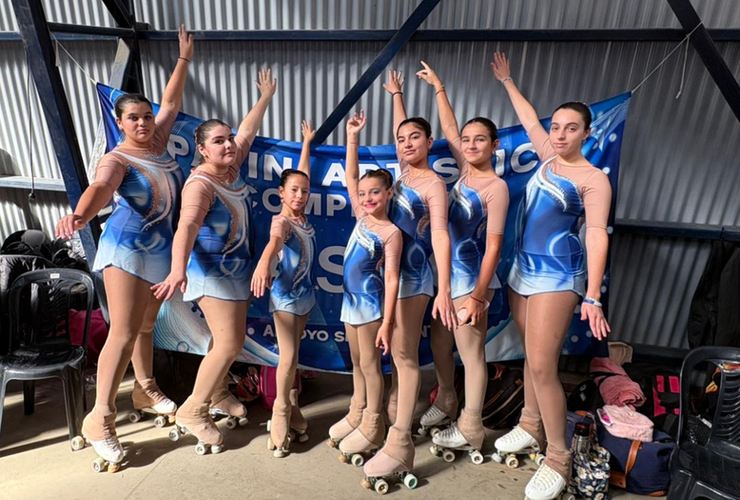 Imagen de El patín de A.S.A.C. obtuvo podios y medallas en el Provincial de Fighiera