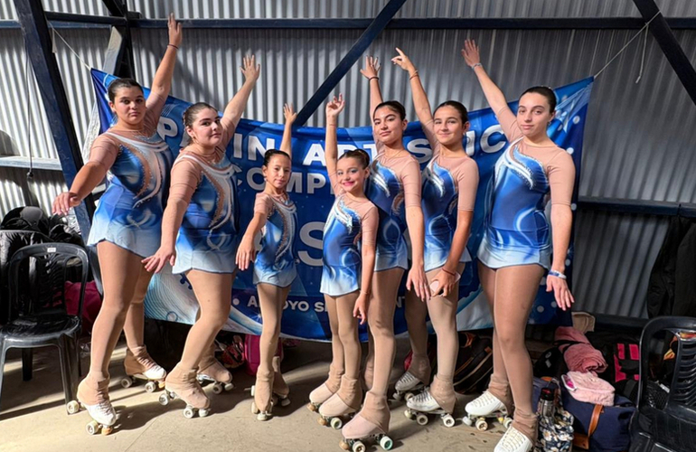 Imagen de El patín de A.S.A.C. obtuvo podios y medallas en el Provincial de Fighiera