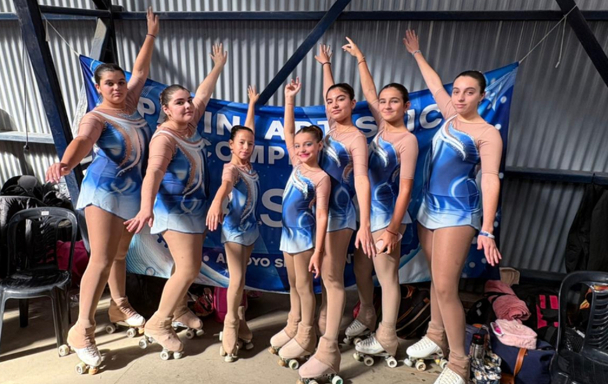 Imagen de El pat&iacute;n de A.S.A.C. obtuvo podios y medallas en el Provincial de Fighiera