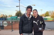 Imagen de Tenis: Delfina Gadea de Unión, finalista Sub-14 en Roldán