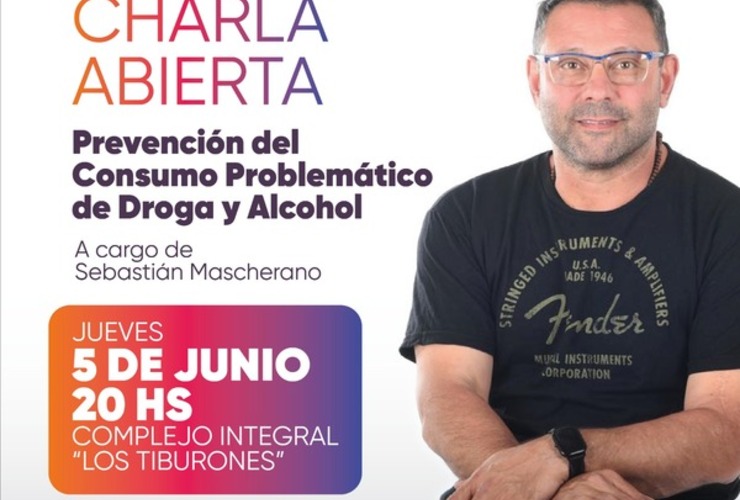 Imagen de Charla abierta sobre prevención del consumo problemático de drogas y alcohol