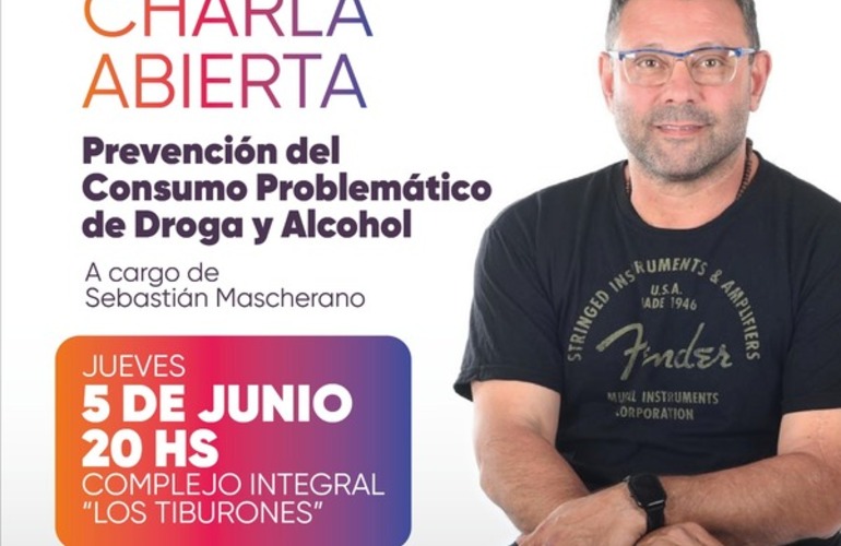 Imagen de Charla abierta sobre prevención del consumo problemático de drogas y alcohol