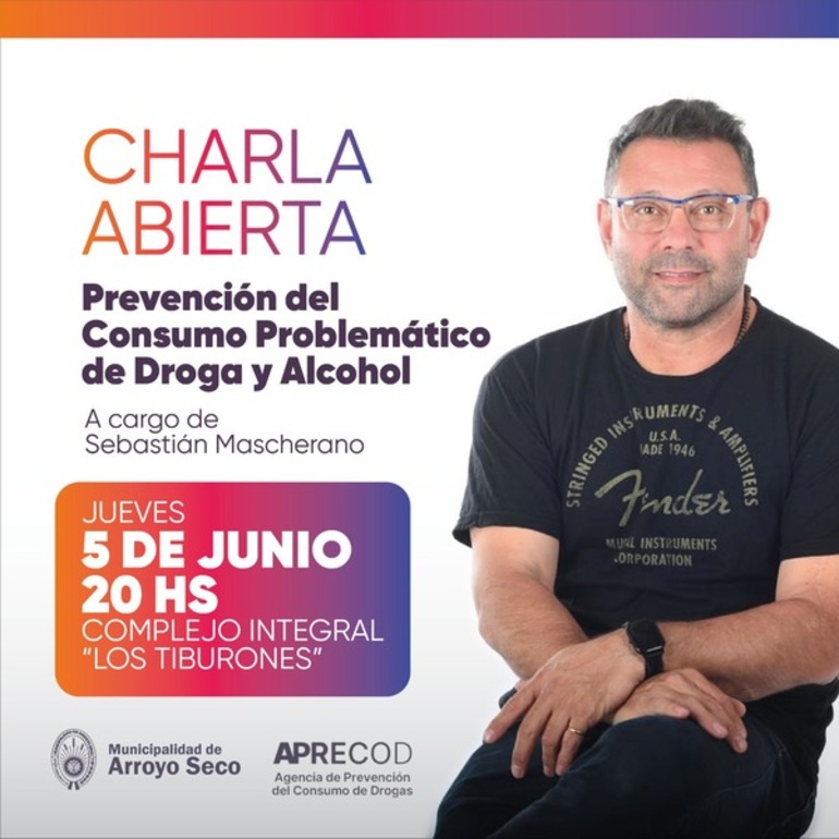 Imagen de Charla abierta sobre prevención del consumo problemático de drogas y alcohol
