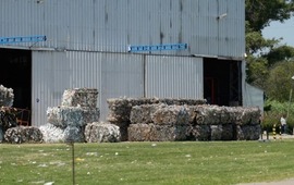 La planta se ubica en la zona sudoeste de Rosario, en Uriburu y Las Palmeras. (Alan Monz&oacute;n/Rosario3)