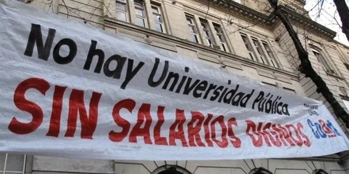 El plan de lucha de los docentes universitarios tendrá un nuevo paro de 48 horas.