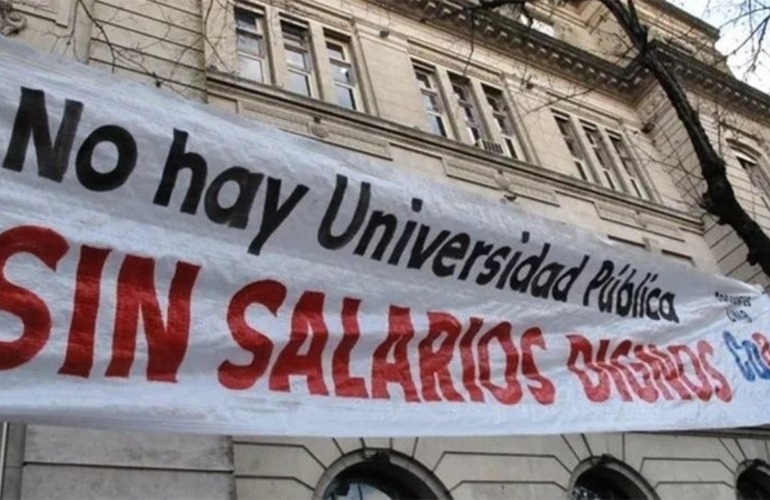 El plan de lucha de los docentes universitarios tendrá un nuevo paro de 48 horas.