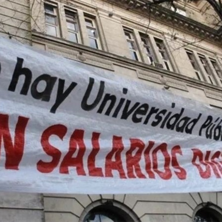 El plan de lucha de los docentes universitarios tendrá un nuevo paro de 48 horas.