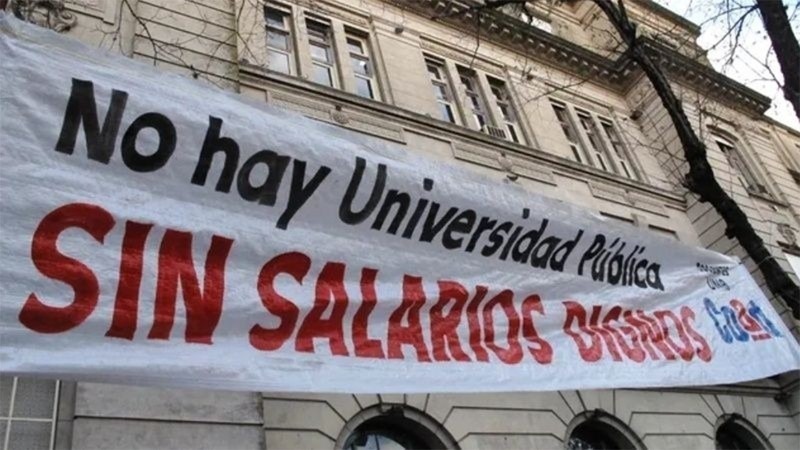 El plan de lucha de los docentes universitarios tendrá un nuevo paro de 48 horas.