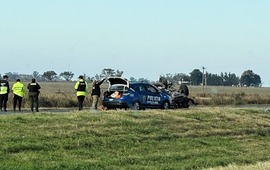 Corte y operativo vial mano a C&oacute;rdoba. (X/@maguirubiolo)