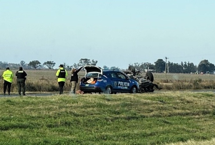 Corte y operativo vial mano a C&oacute;rdoba. (X/@maguirubiolo)