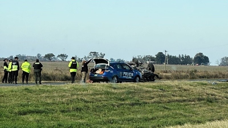 Corte y operativo vial mano a C&oacute;rdoba. (X/@maguirubiolo)