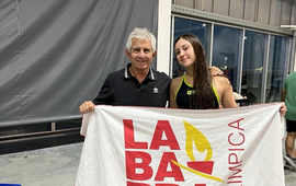 Imagen de Natación: Alfonsina Cekada compitió de buena manera en el Nacional de Cadetes en Buenos Aires