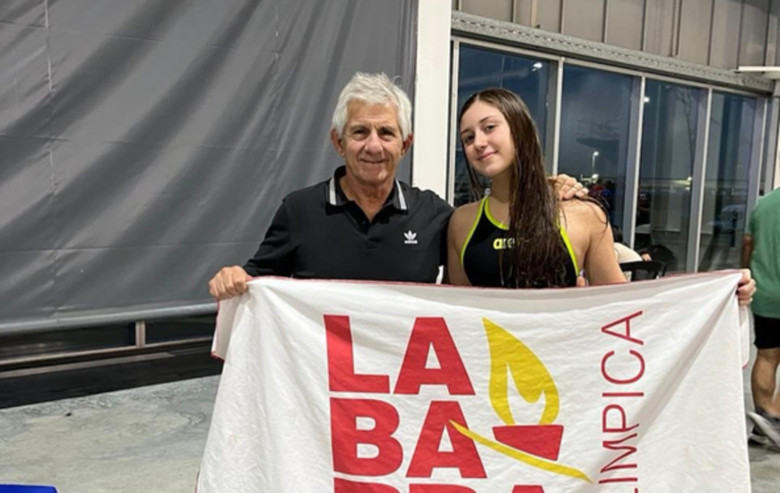Imagen de Nataci&oacute;n: Alfonsina Cekada compiti&oacute; de buena manera en el Nacional de Cadetes en Buenos Aires