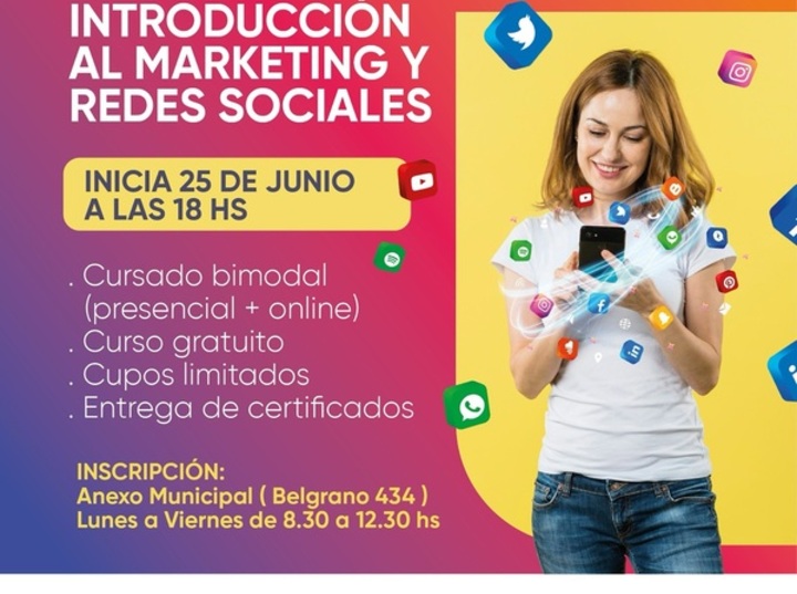 Imagen de Lanzan curso gratuito de Introducción al Marketing y Redes Sociales