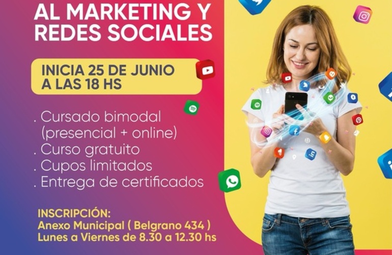 Imagen de Lanzan curso gratuito de Introducción al Marketing y Redes Sociales