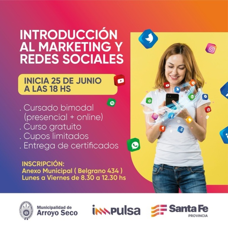 Imagen de Lanzan curso gratuito de Introducción al Marketing y Redes Sociales