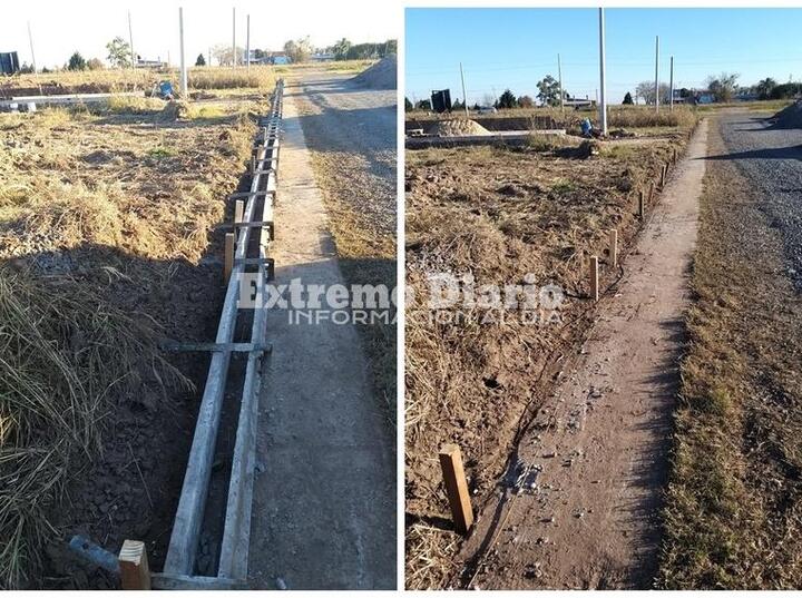 El antes y el después. Los colocaron pero desaparecieron.
