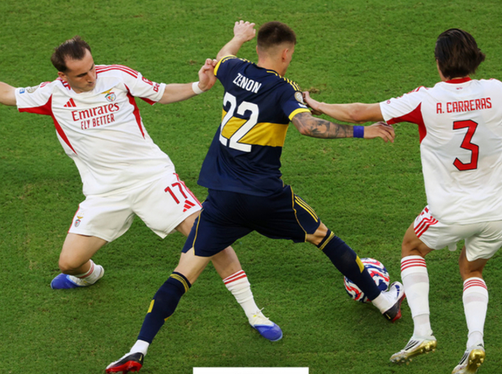Imagen de Mundial de Clubes: Boca igualó 2-2 ante Benfica en Miami