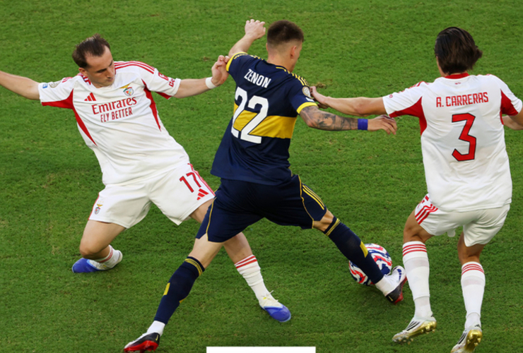 Imagen de Mundial de Clubes: Boca igualó 2-2 ante Benfica en Miami