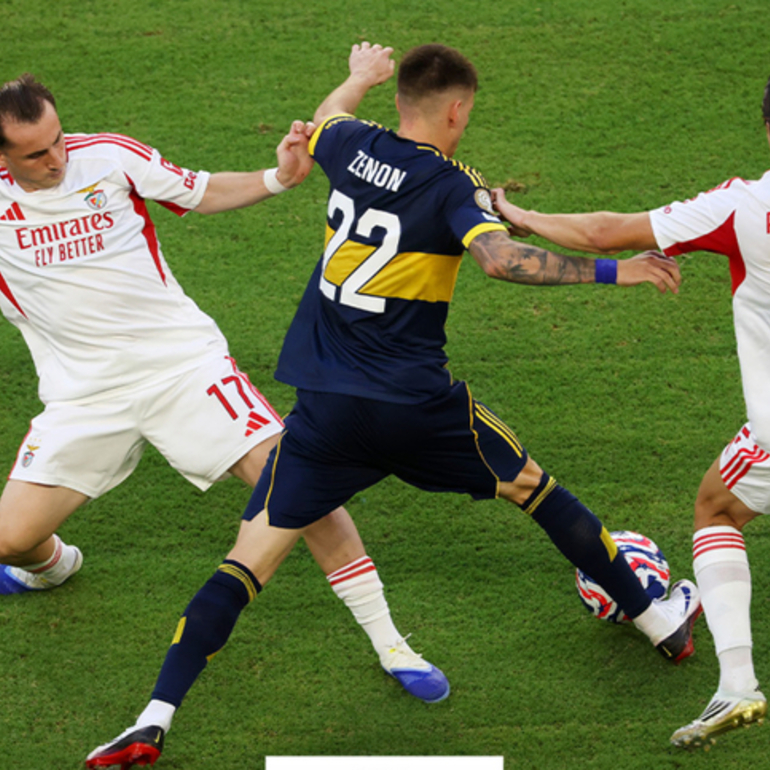 Imagen de Mundial de Clubes: Boca igualó 2-2 ante Benfica en Miami
