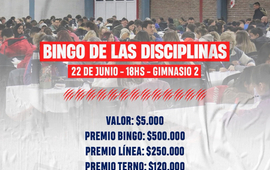 Imagen de El 22/06, Bingo de Disciplinas en Talleres