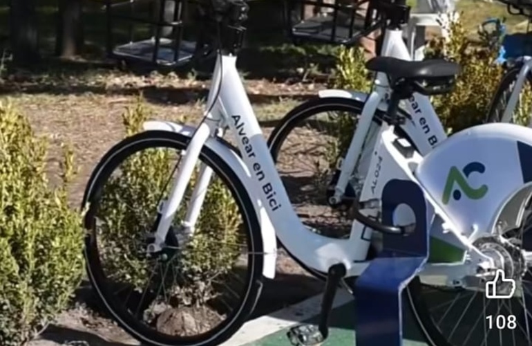 Imagen de Alvear avanza con su sistema de transporte público de bicicletas: en julio comienza la primera etapa