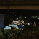 El impactante accidente fue a metros del arroyo Saladillo. (imagen El Tres)