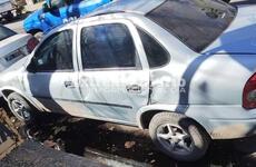 El automóvil en el que se movilizaban estas personas. Todas de Arroyo Seco.