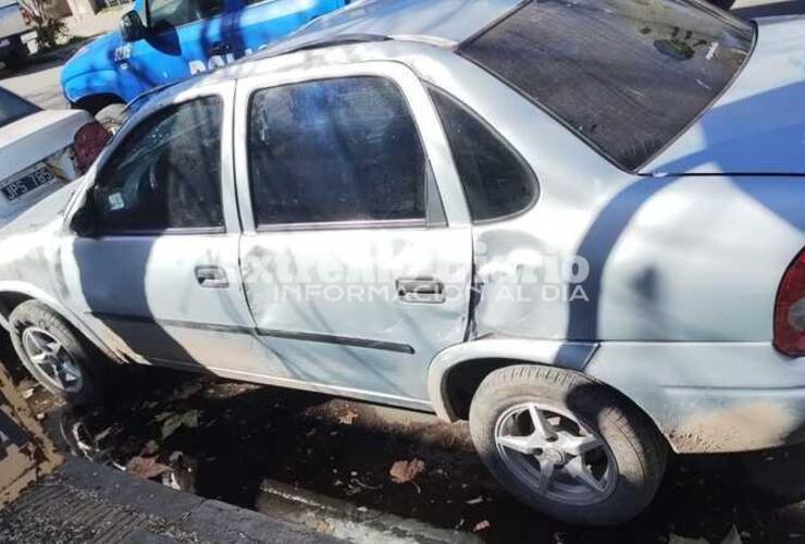 El automóvil en el que se movilizaban estas personas. Todas de Arroyo Seco.