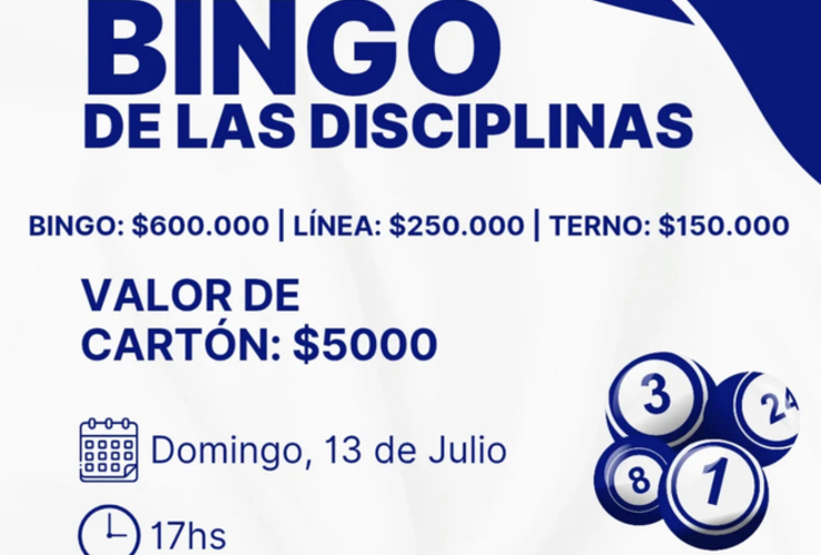 Imagen de El 13/07, Bingo de las Disciplinas de Athletic en el Salón Azul
