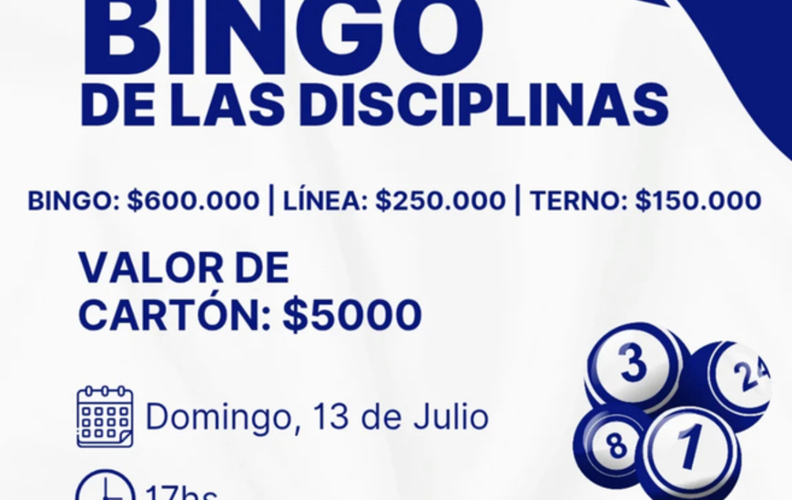 Imagen de El 13/07, Bingo de las Disciplinas de Athletic en el Sal&oacute;n Azul
