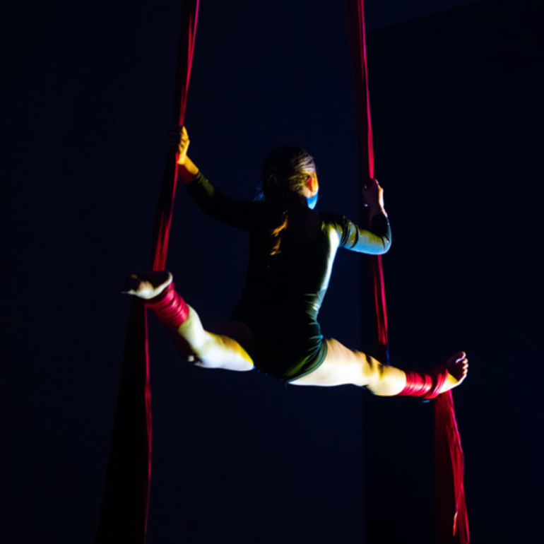 Imagen de Muestra de Acrobacias en Tela de Unión