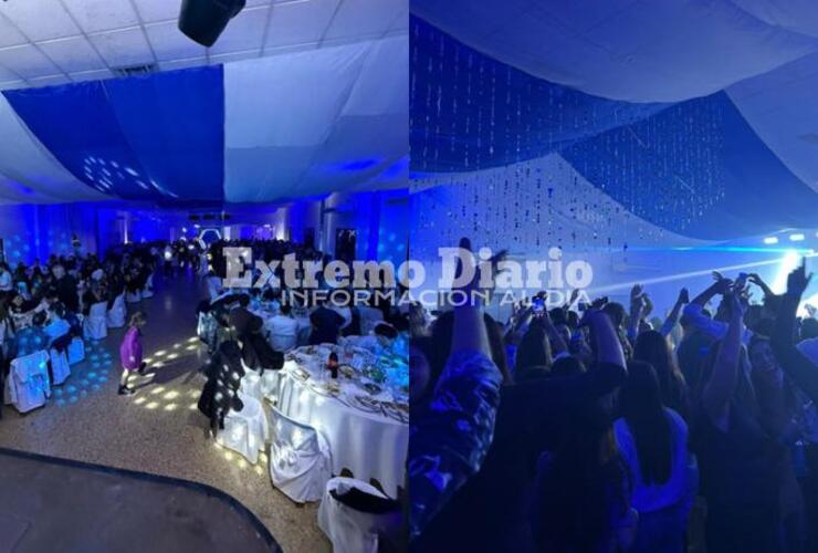 La familia centralista celebrando el cumpleaños de la institución