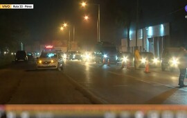 La ruta tuvo demoras en el tránsito, pero nunca fue totalmente cortada. (El Tres (captura)