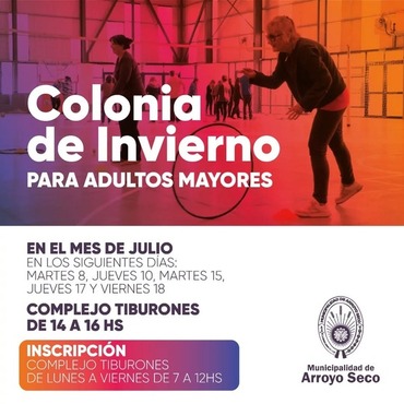 Imagen de ¡Colonia de Invierno para Adultos Mayores!