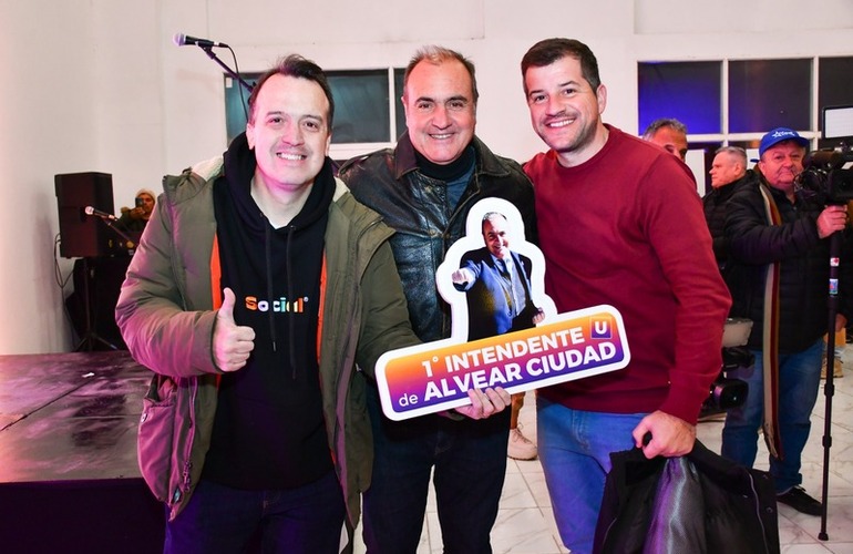 Imagen de Carlos Pighin es el primer intendente de la ciudad de Alvear