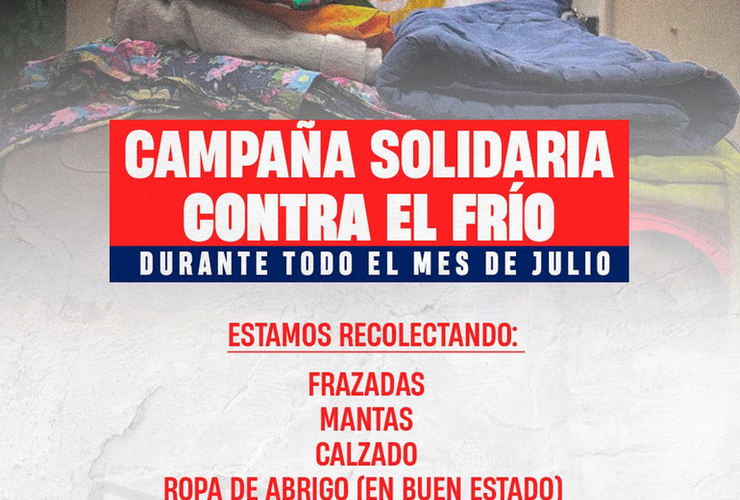 Imagen de El Club Talleres, realizará una 'Campaña Solidaria contra el Frío'