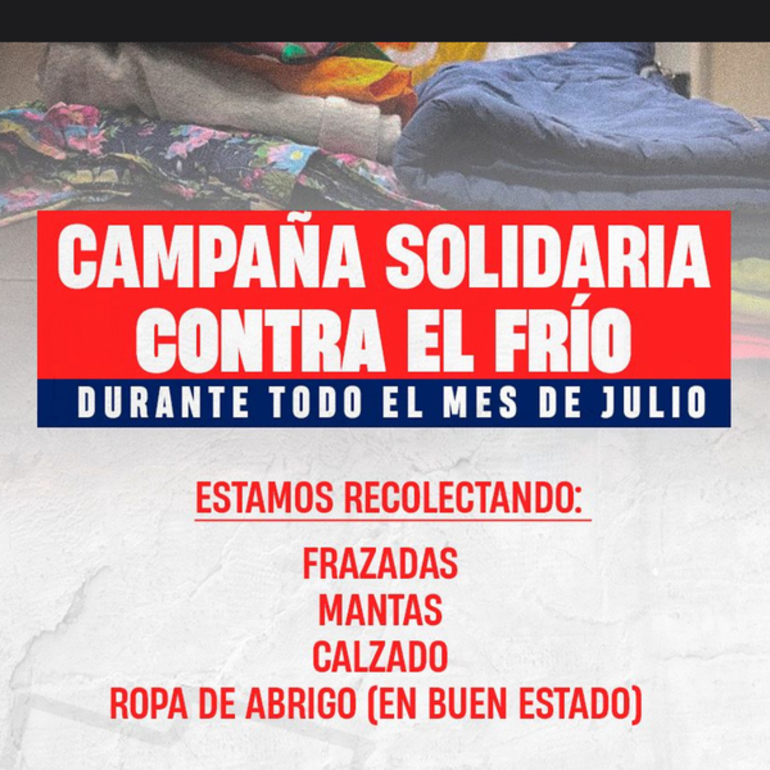 Imagen de El Club Talleres, realizará una 'Campaña Solidaria contra el Frío'