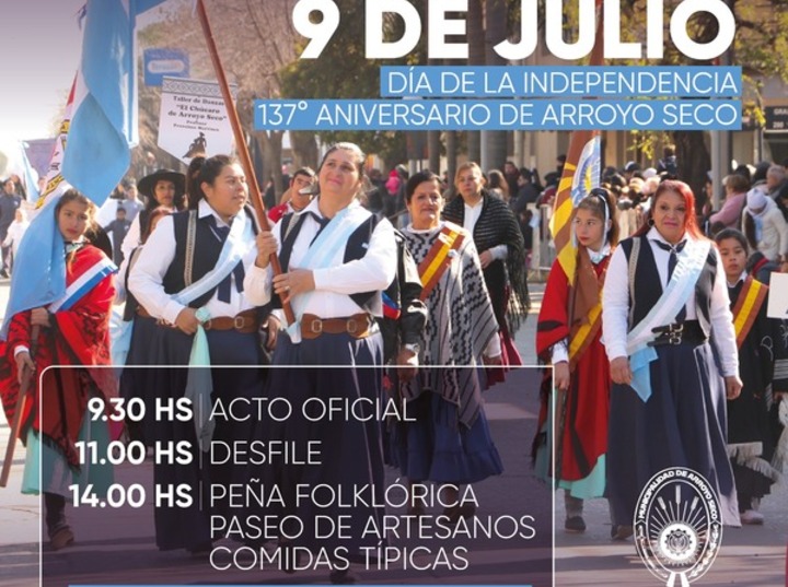 Se celebrará el Día de la Independencia y los 137 años de la ciudad.