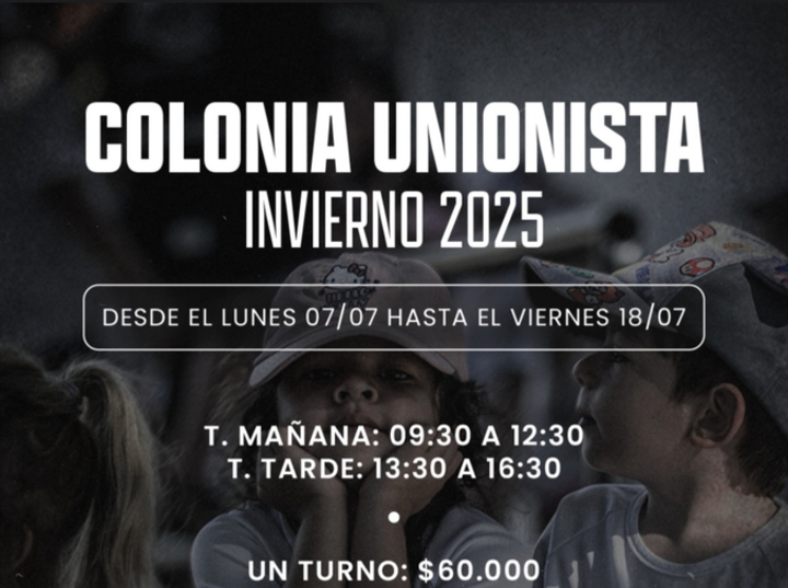 Imagen de Unión prepara su Colonia de Vacaciones de Invierno 2025