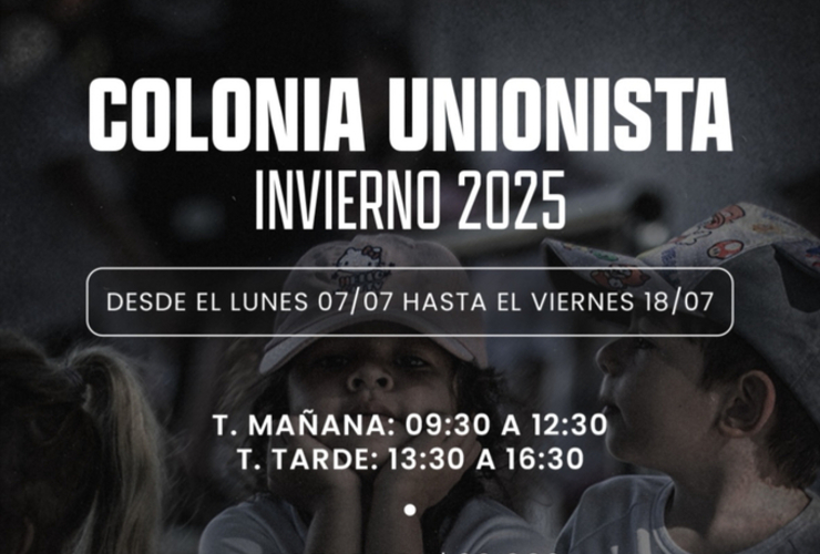 Imagen de Unión prepara su Colonia de Vacaciones de Invierno 2025