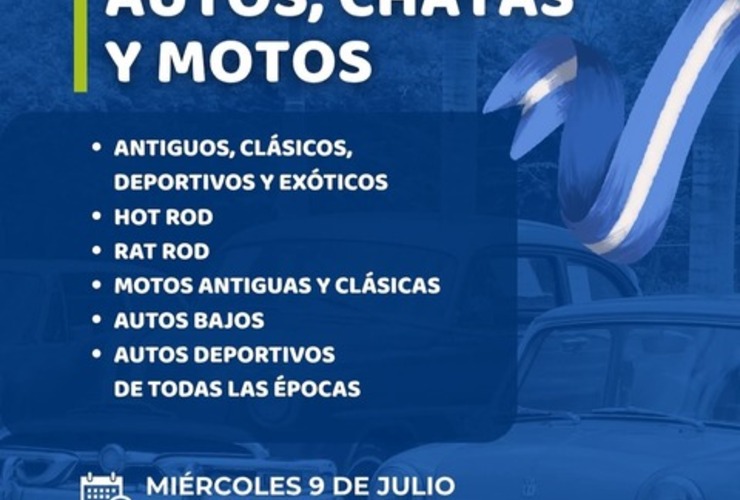 Imagen de Alvear organiza un nuevo Encuentro de Autos, Chatas y Motos