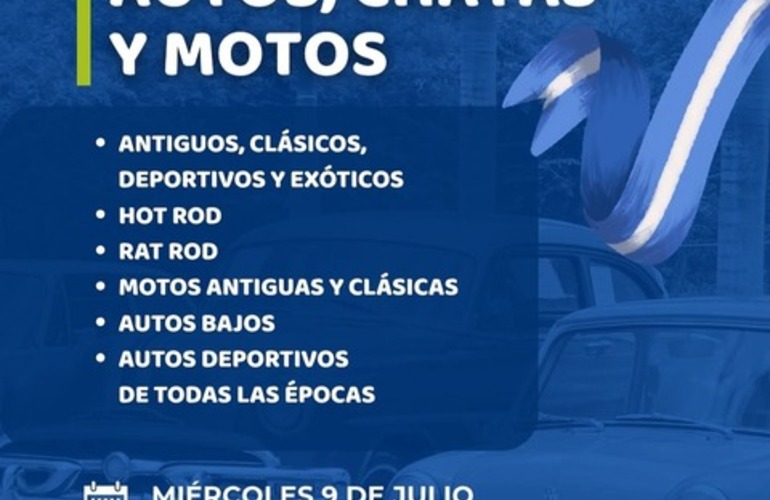 Imagen de Alvear organiza un nuevo Encuentro de Autos, Chatas y Motos