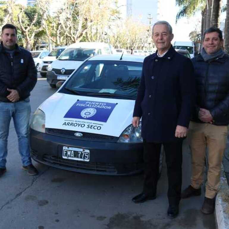 Se trata de un Ford Fiesta cedido por el Gobierno de Santa Fe.
