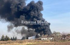 Imagen de Incendio de grandes proporciones afectó a la planta Kumen - Co